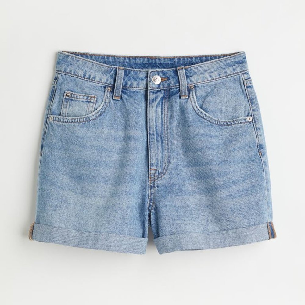 H&M DIVIDED Mom Fit Denim Shorts